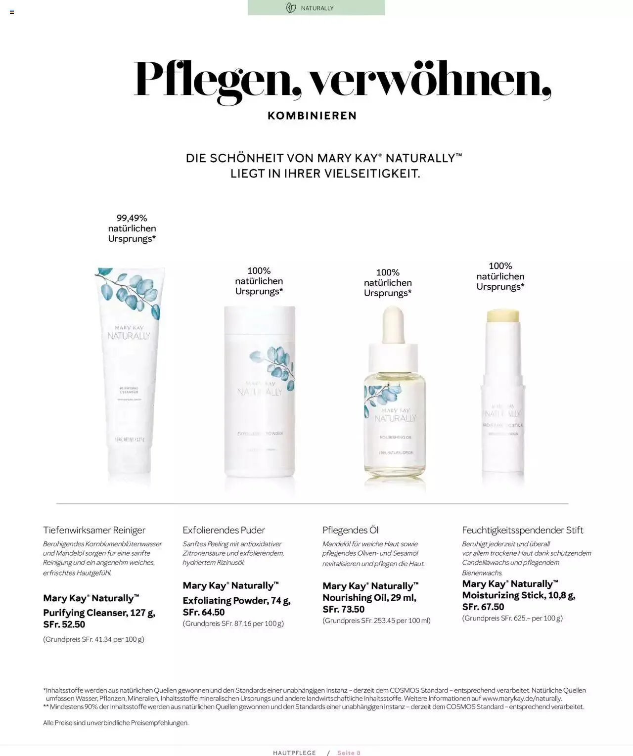 Mary Kay - Hautpflege von 1. April bis 31. Dezember 2023 - Prospekt seite 8