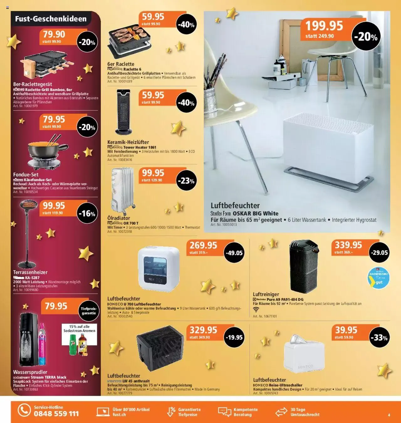 Fust Aktionen von 4. Dezember bis 10. Dezember 2023 - Prospekt seite 4