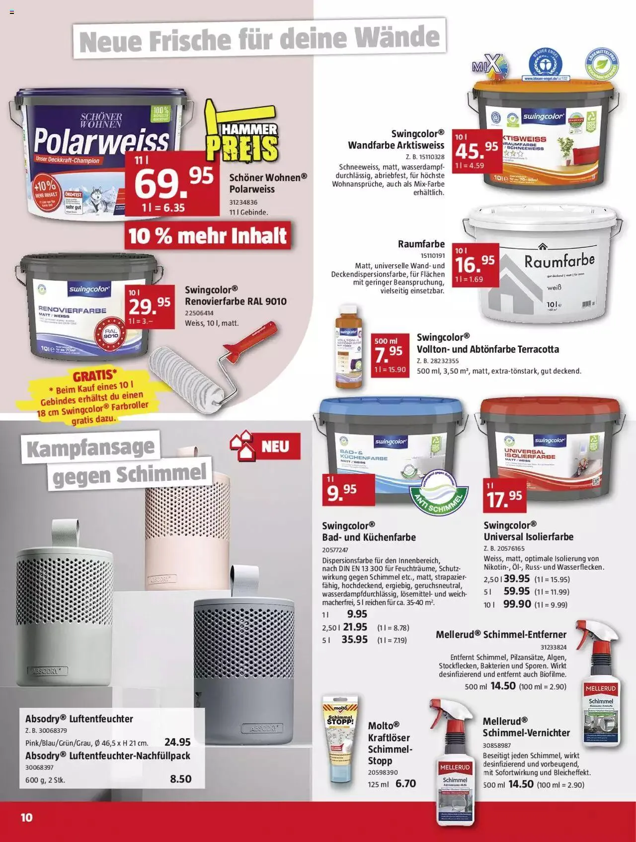 Bauhaus Aktionen von 2. Oktober bis 29. Oktober 2023 - Prospekt seite  10