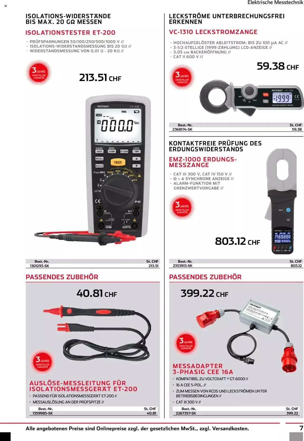 Conrad - 40 Jahre Voltcraft von 30. November bis 31. Dezember 2023 - Prospekt seite 9