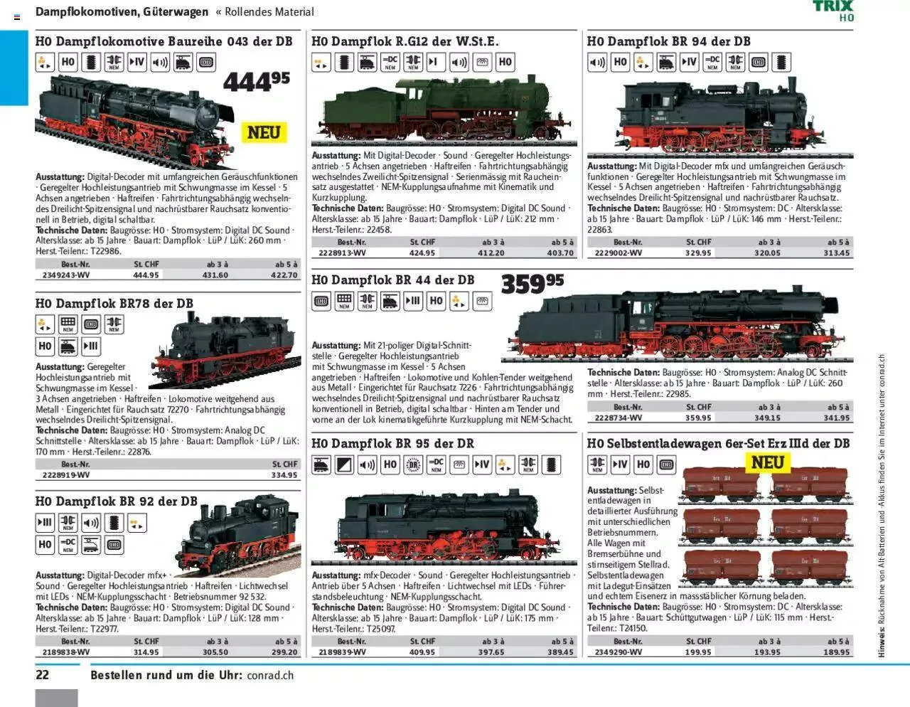 Conrad - Modellbahn 2021/22 von 1. Januar bis 31. Dezember 2023 - Prospekt seite  24