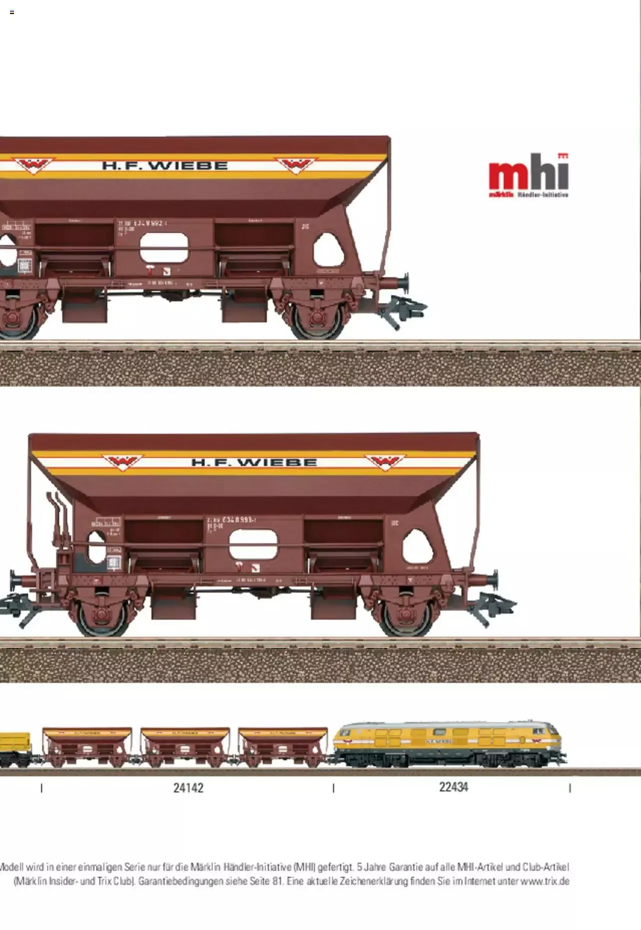 Conrad - TRIX H0 Neuheiten 2022 von 28. März bis 31. Dezember 2023 - Prospekt seite  124