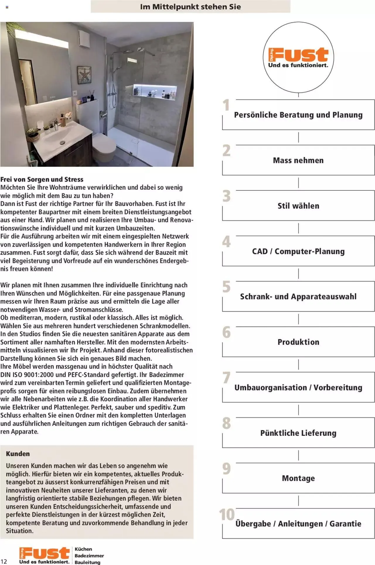 Fust Aktionen Badezimmermagazin von 17. April bis 31. Dezember 2024 - Prospekt seite  12