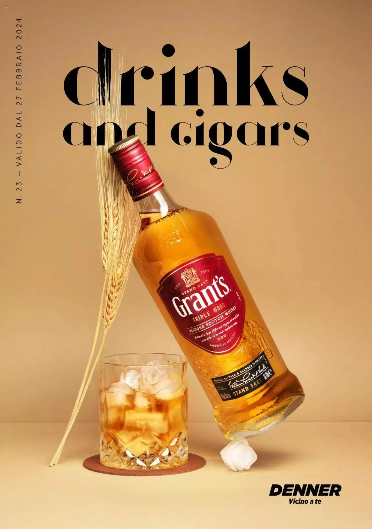 Denner Aktionen Drinks and Cigars IT von 27. Februar bis 31. Dezember 2024 - Prospekt seite  1