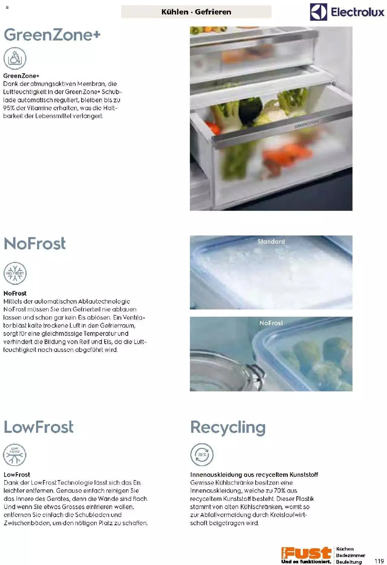 Fust Küchen- und Badezimmerprospekt von 4. März bis 31. Dezember 2024 - Prospekt seite  119