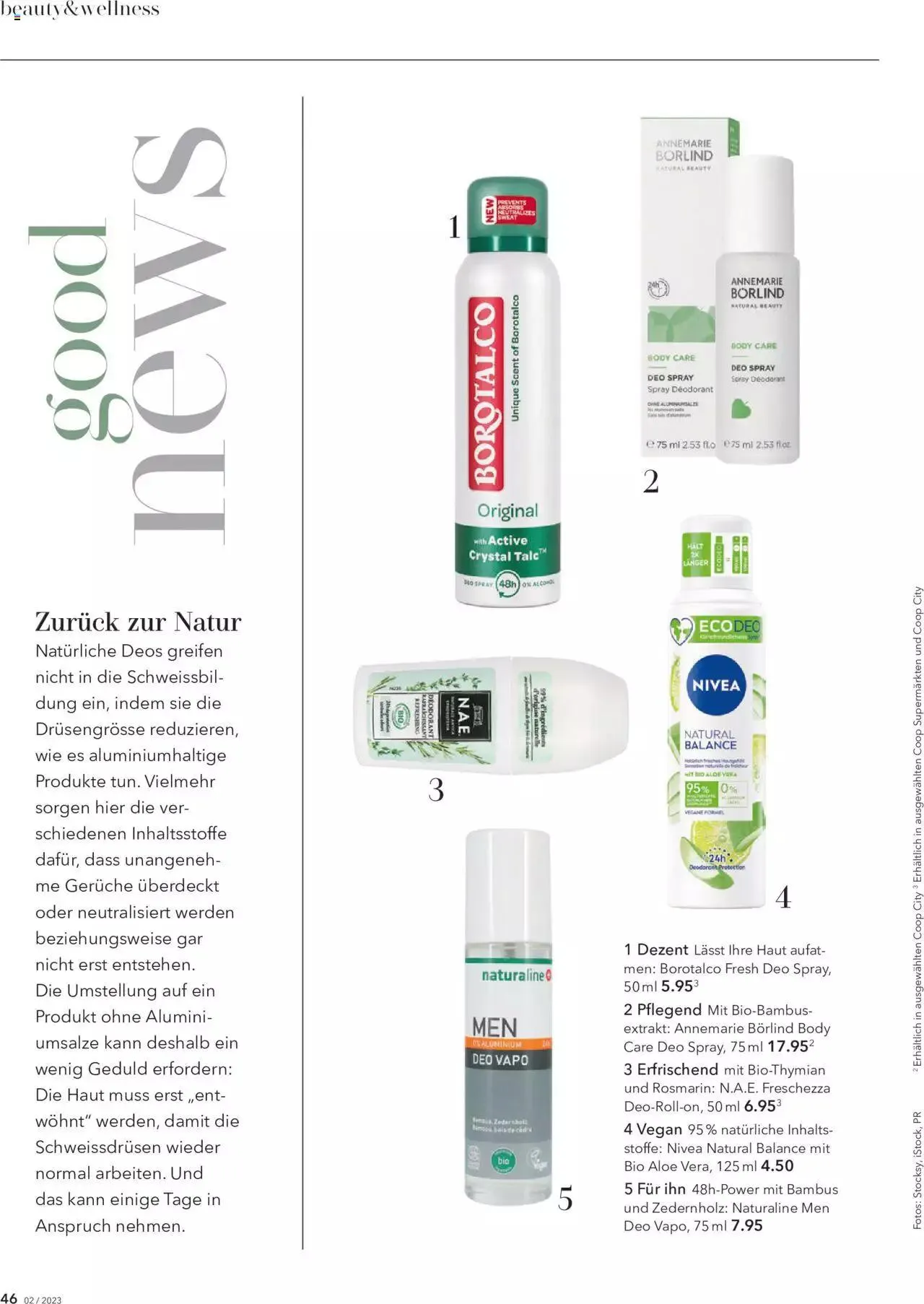 Coop Beauty & Life von 3. April bis 31. Dezember 2023 - Prospekt seite  46