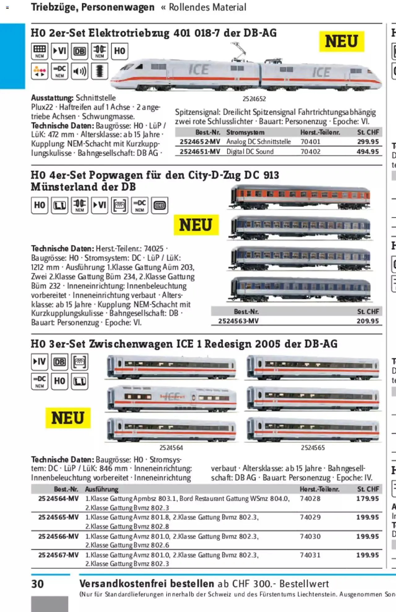Conrad - Modellbahn Katalog 2022/23 von 5. September bis 31. Dezember 2023 - Prospekt seite  63