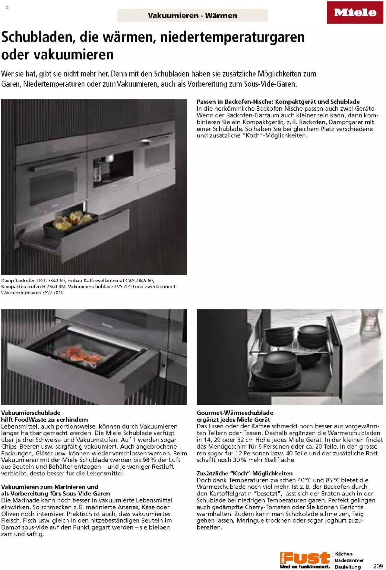 Fust Küchen- und Badezimmerprospekt von 4. März bis 31. Dezember 2024 - Prospekt seite 209