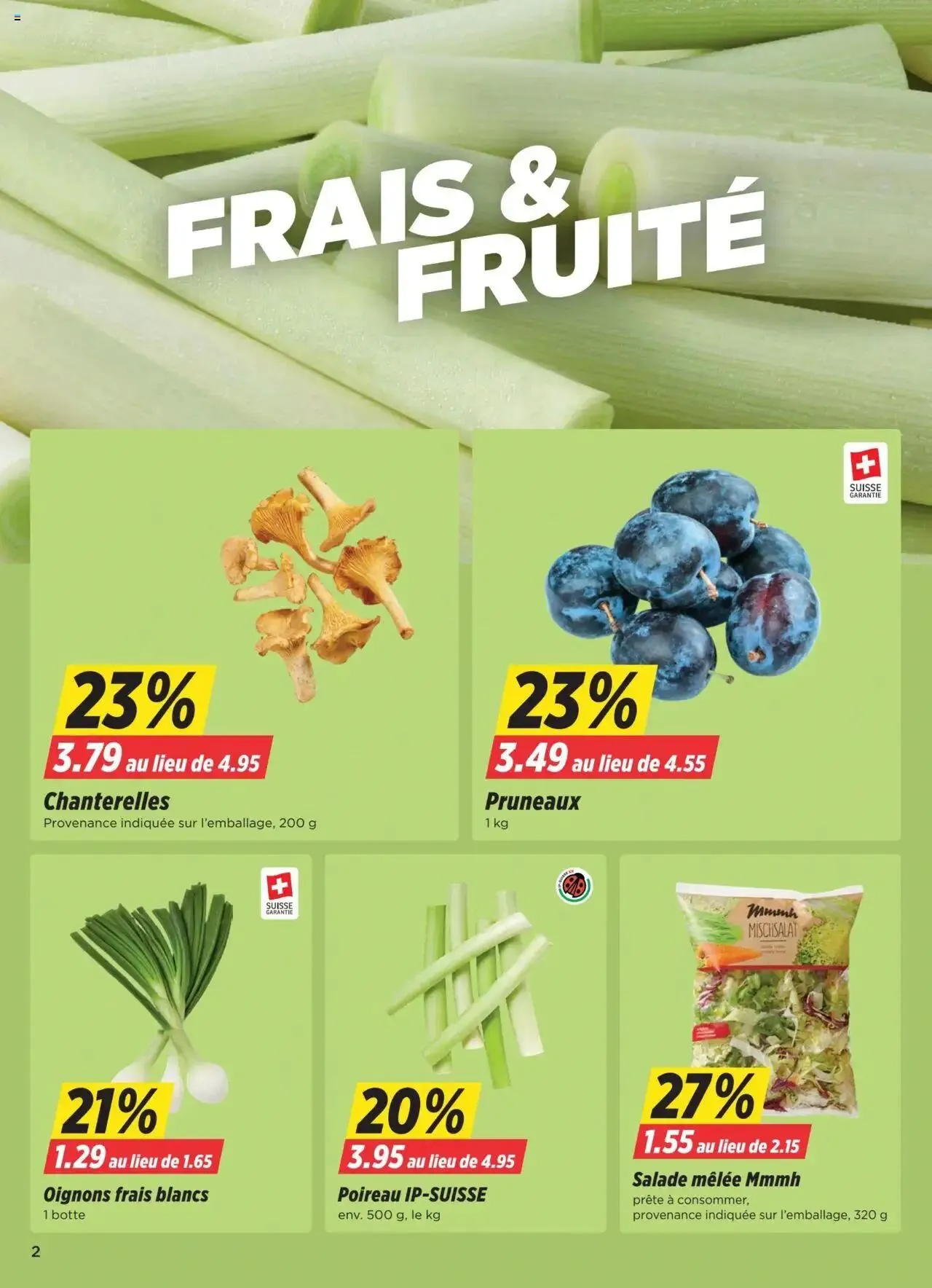 Denner Aktionen FR von 27. August bis 2. September 2024 - Prospekt seite  2