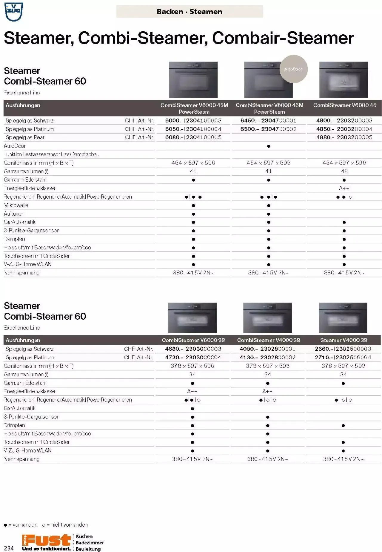 Fust Küchen- und Badezimmerprospekt von 4. März bis 31. Dezember 2024 - Prospekt seite  234