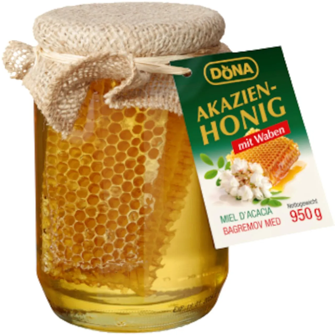 Dona Akazienhonig mit Waben