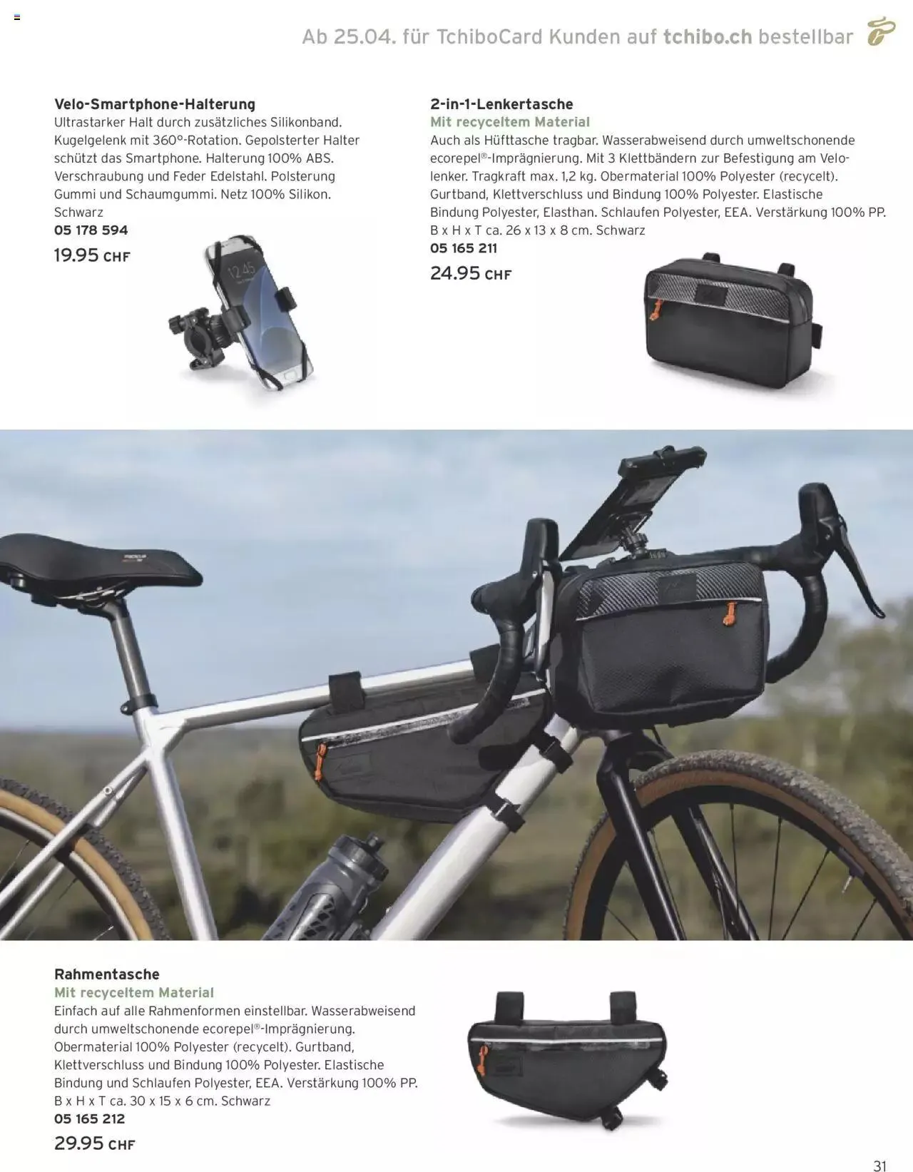 Tchibo Aktionen von 10. Mai bis 31. Dezember 2023 - Prospekt seite  31