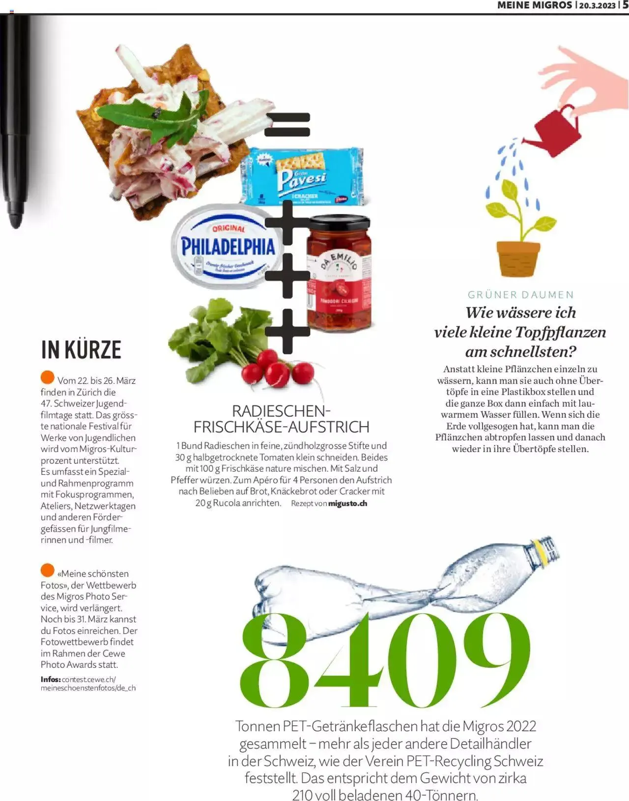 Migros - Magazin von 20. März bis 31. Dezember 2023 - Prospekt seite 5