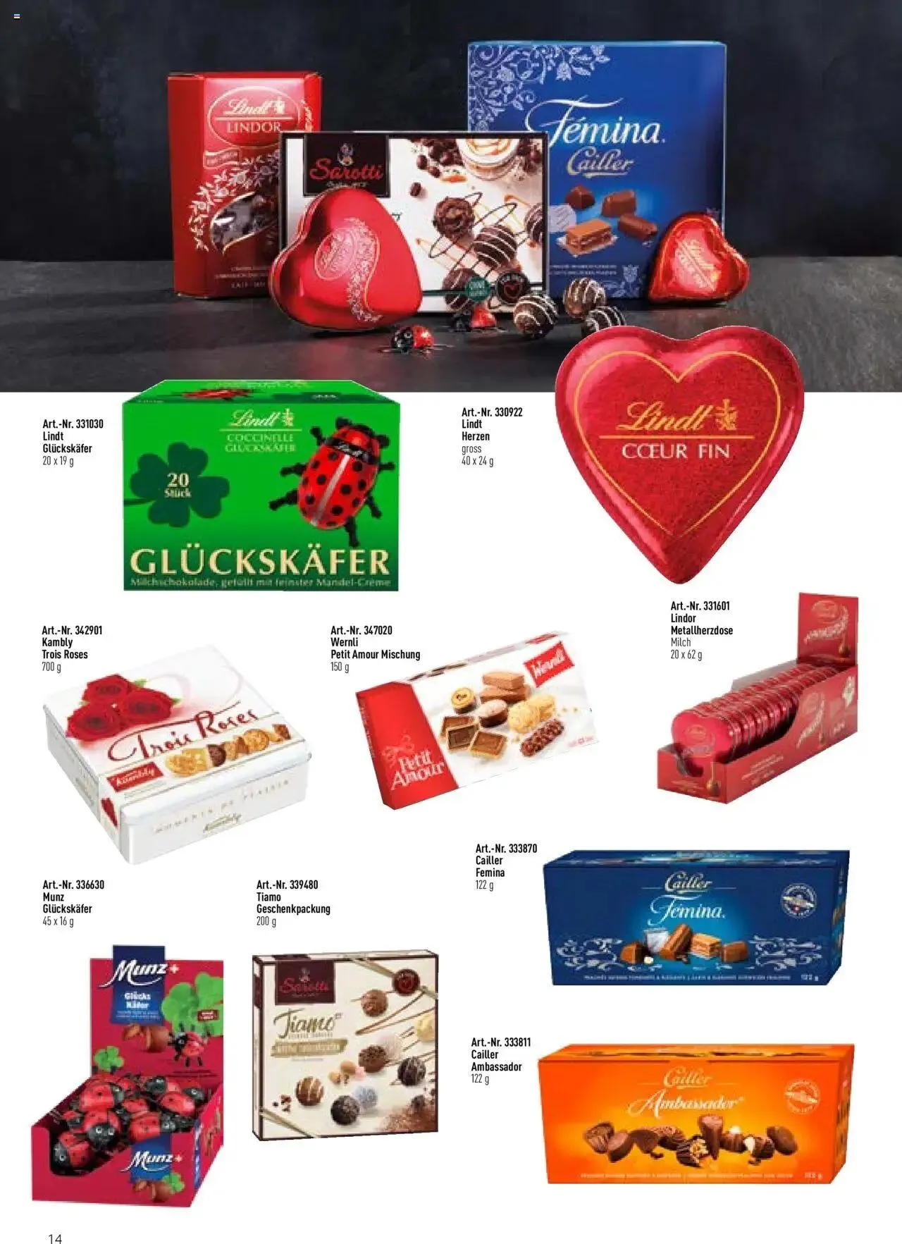 Prodega Aktionen Sortiments-Ideen für Kiosk und Shop von 1. August bis 31. Dezember 2024 - Prospekt seite 14