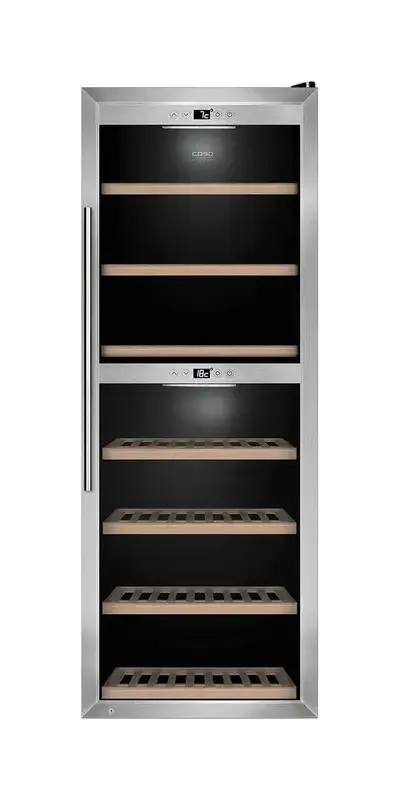 Caso WineComfort 1260 Smart Weinkühlschrank Edelstahl rechts
