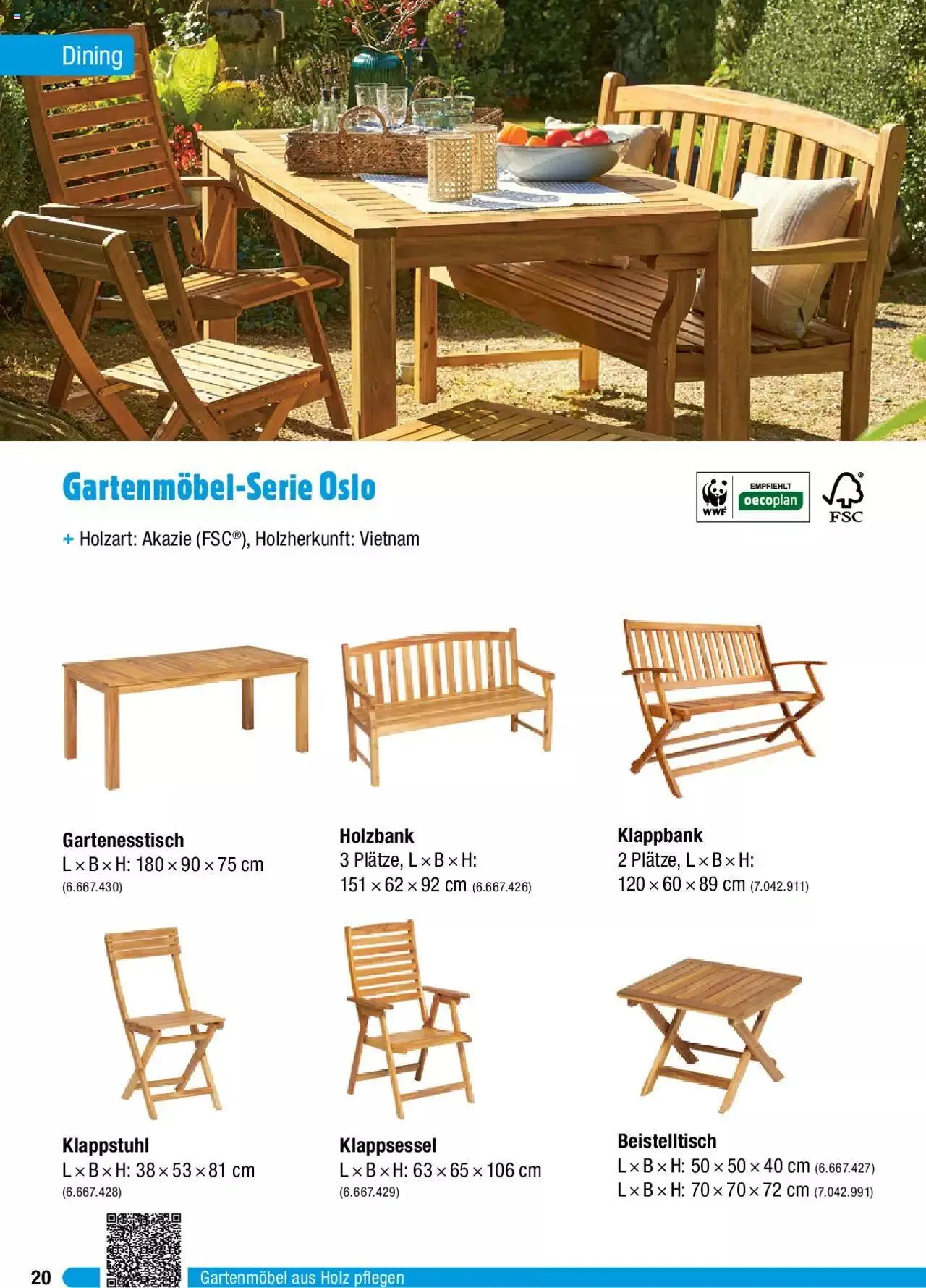 Jumbo Gartenmobelbroschure 2024 von 29. Januar bis 31. Dezember 2024 - Prospekt seite  20