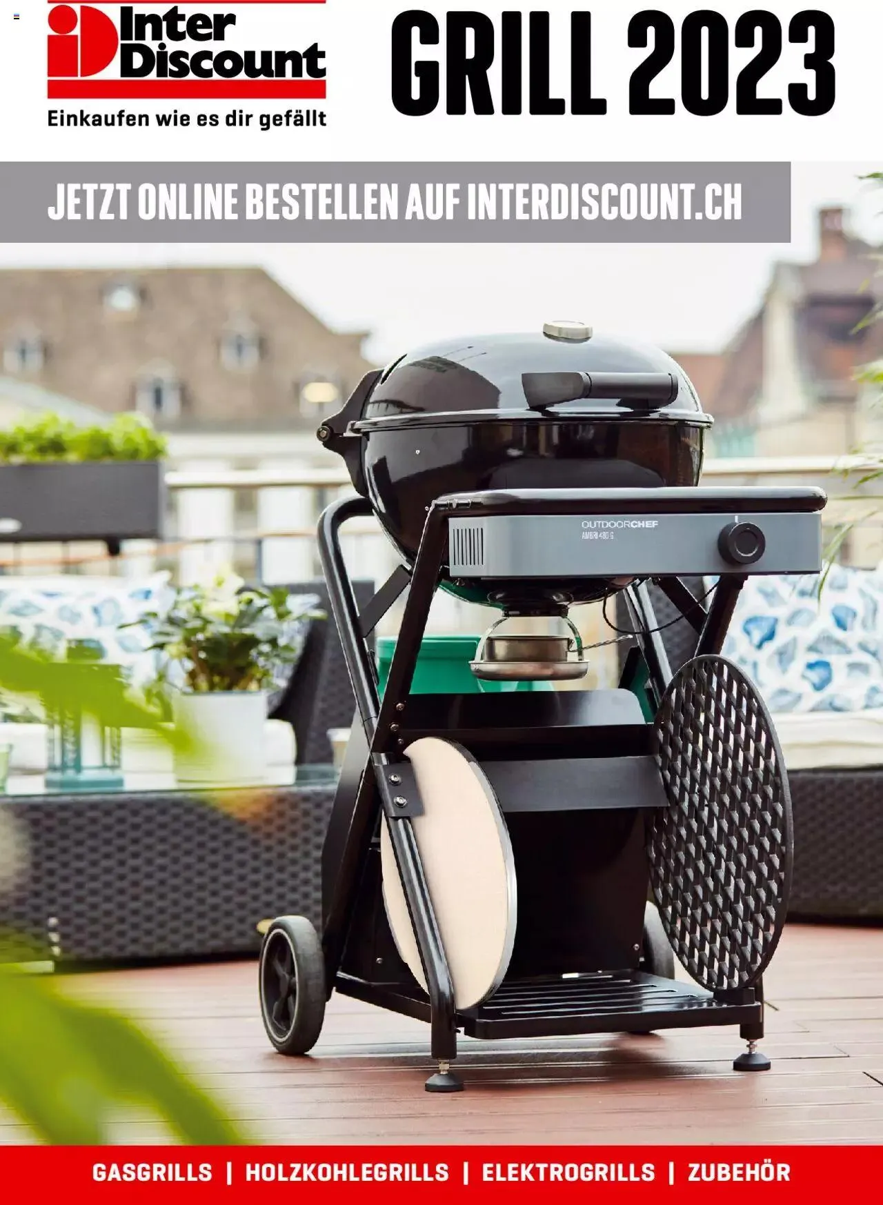 Interdiscount Prospekt Grill von 13. März bis 31. Dezember 2023 - Prospekt seite  1