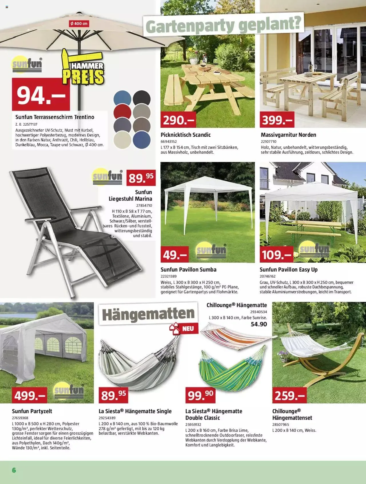 Bauhaus Aktionen von 26. Juni bis 30. Juli 2023 - Prospekt seite  6