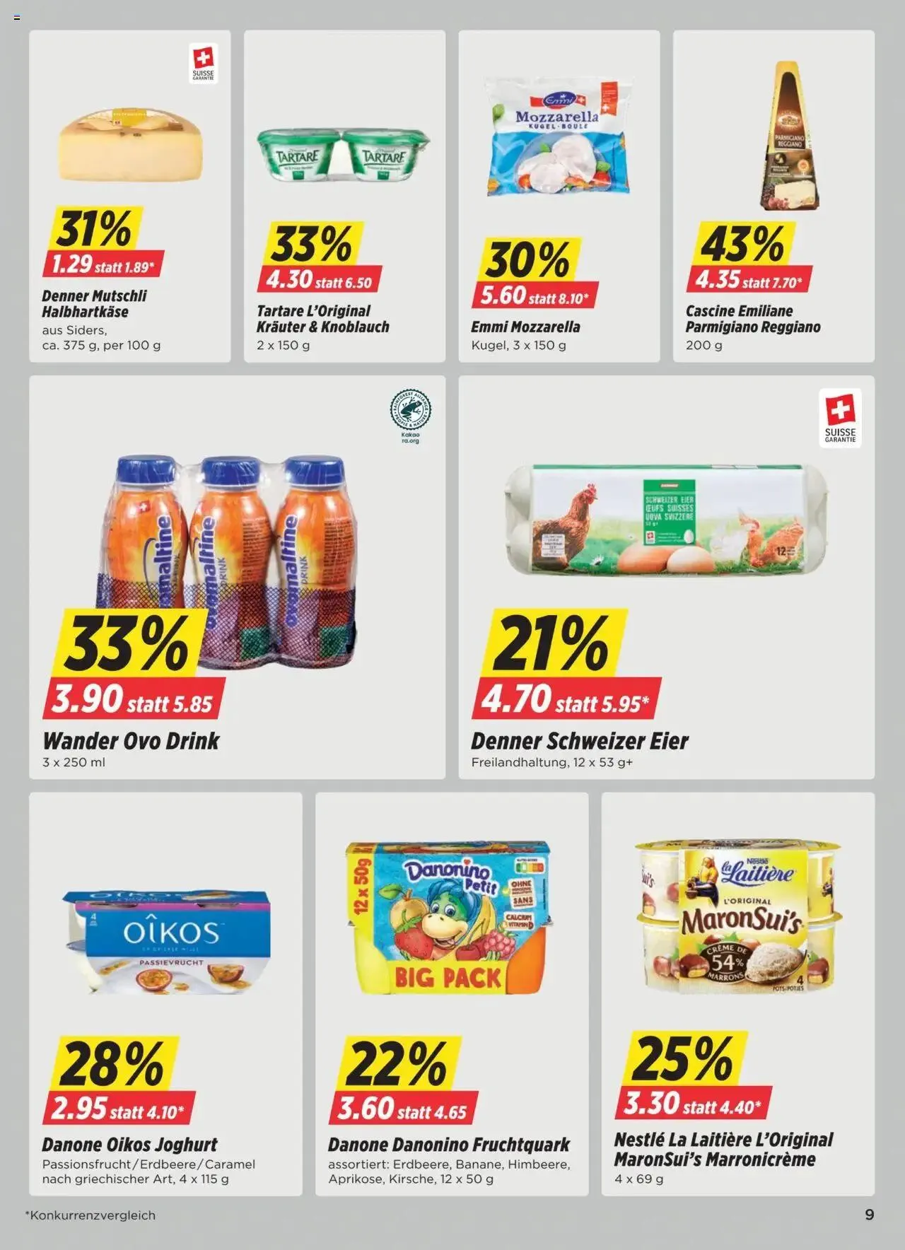 Denner Aktionen von 8. Oktober bis 14. Oktober 2024 - Prospekt seite  9