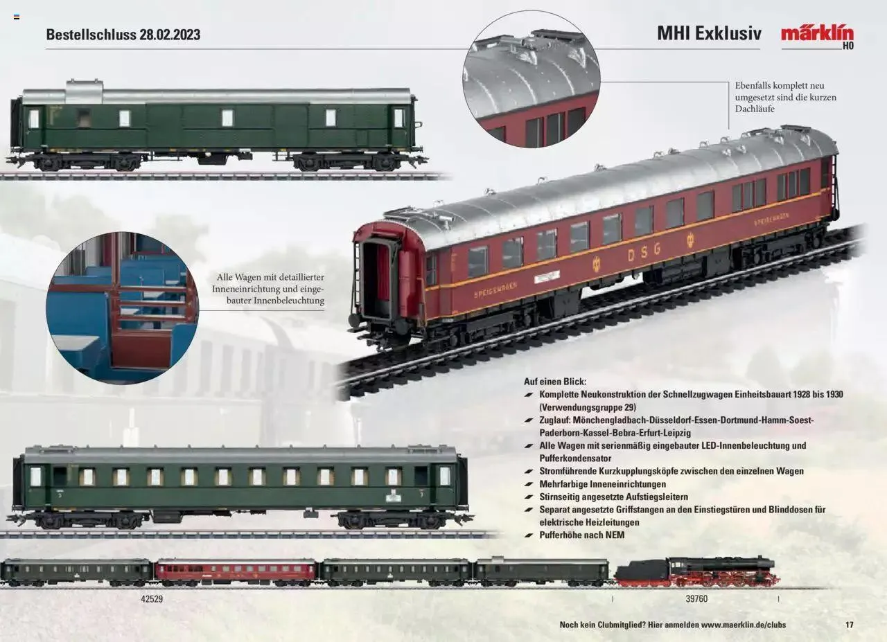 Conrad Märklin Neuheiten 2023 von 13. März bis 31. Dezember 2023 - Prospekt seite  19