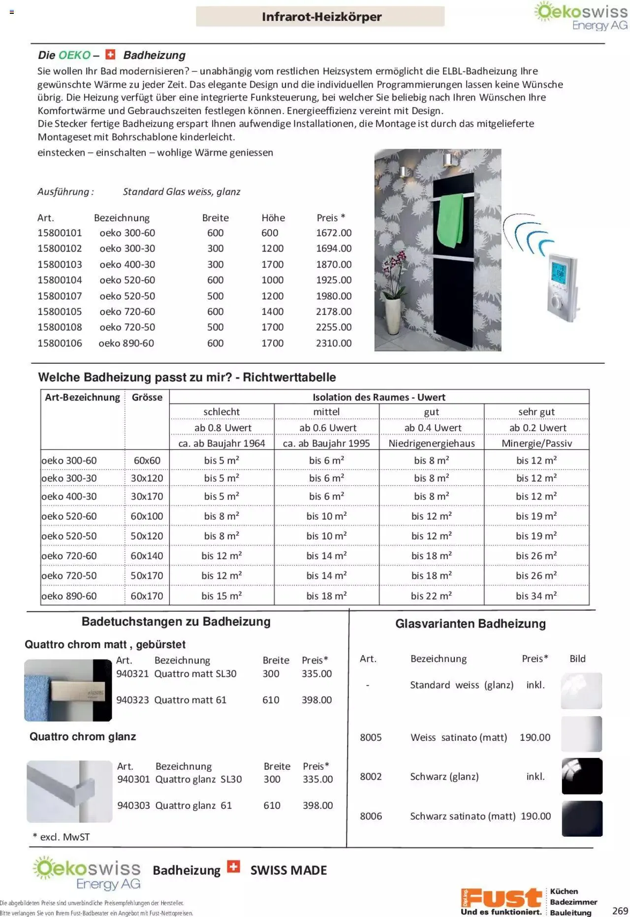 Fust Aktionen Badezimmermagazin von 17. April bis 31. Dezember 2024 - Prospekt seite  269