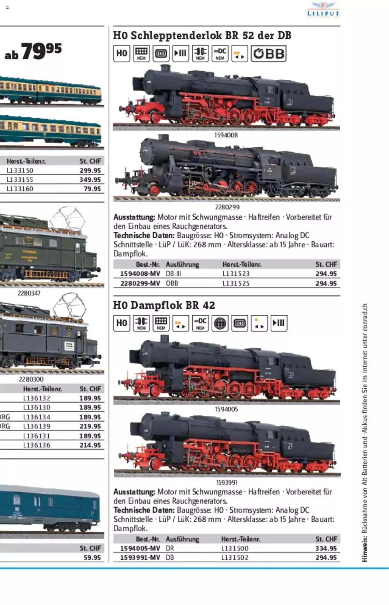 Conrad - Modellbahn Katalog 2022/23 von 5. September bis 31. Dezember 2023 - Prospekt seite  88