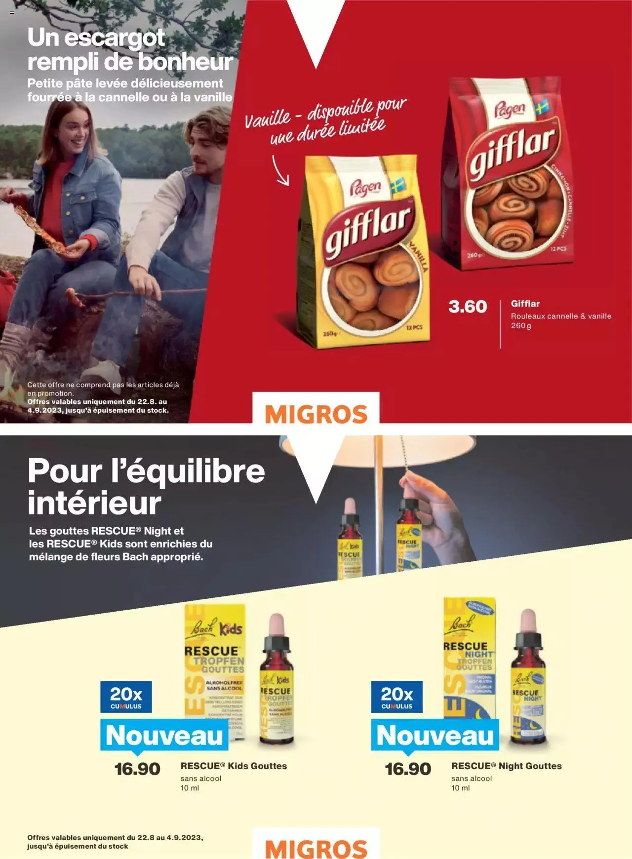 Migros - Magazin FR von 21. August bis 31. Dezember 2023 - Prospekt seite  55