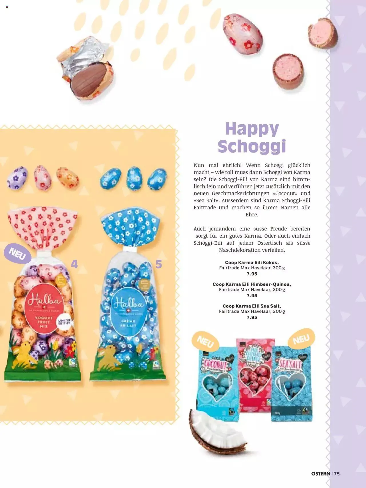 Coop Aktionen Ostern von 28. März bis 31. Dezember 2023 - Prospekt seite  75