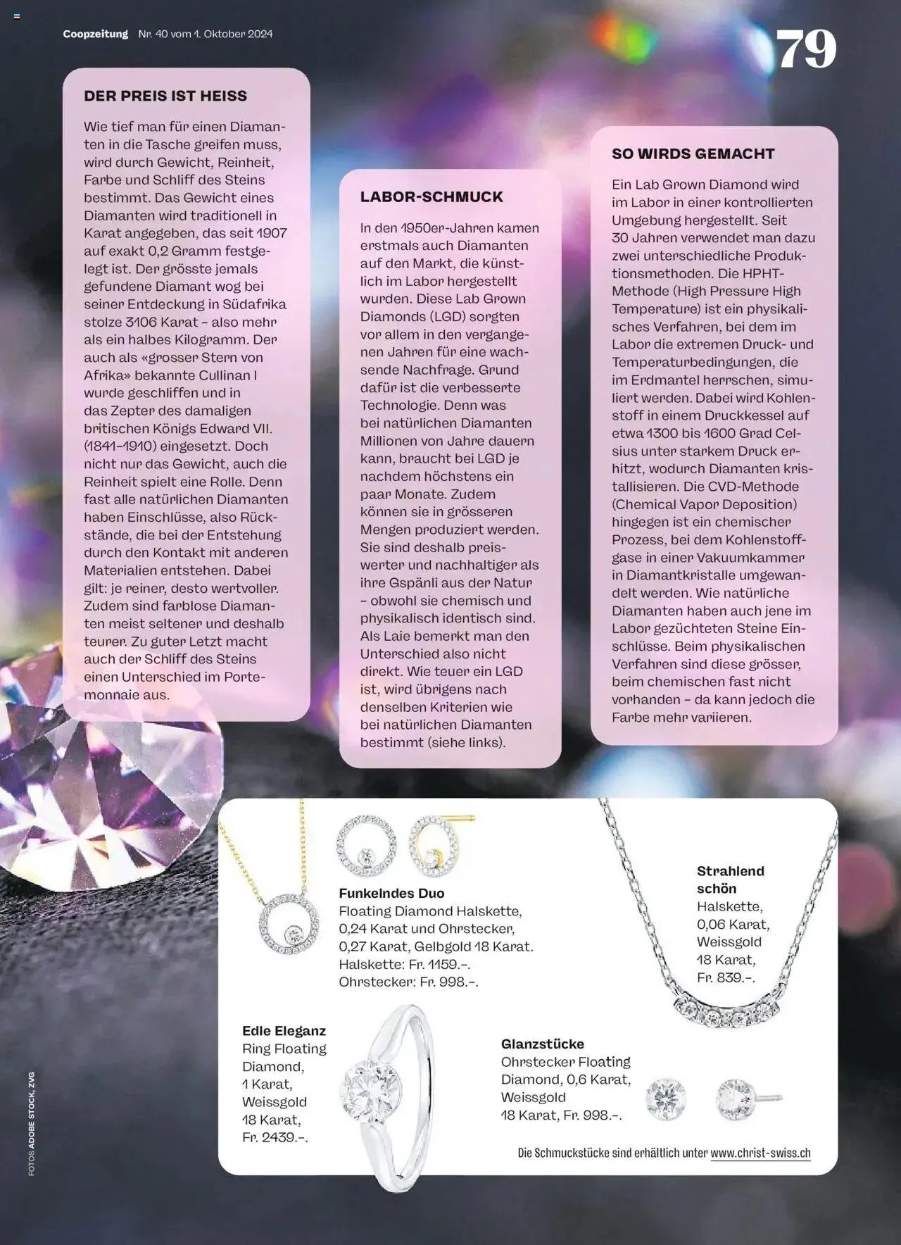 Coop - Magazin von 1. Oktober bis 7. Oktober 2024 - Prospekt seite  79