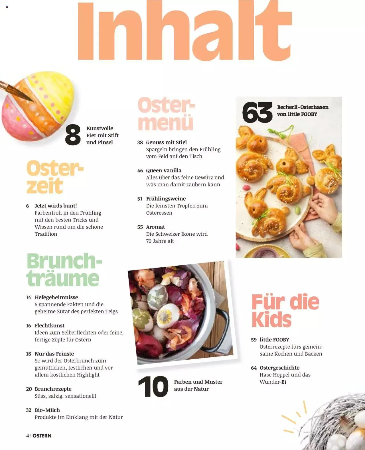 Coop Aktionen Ostern von 28. März bis 31. Dezember 2023 - Prospekt seite  4