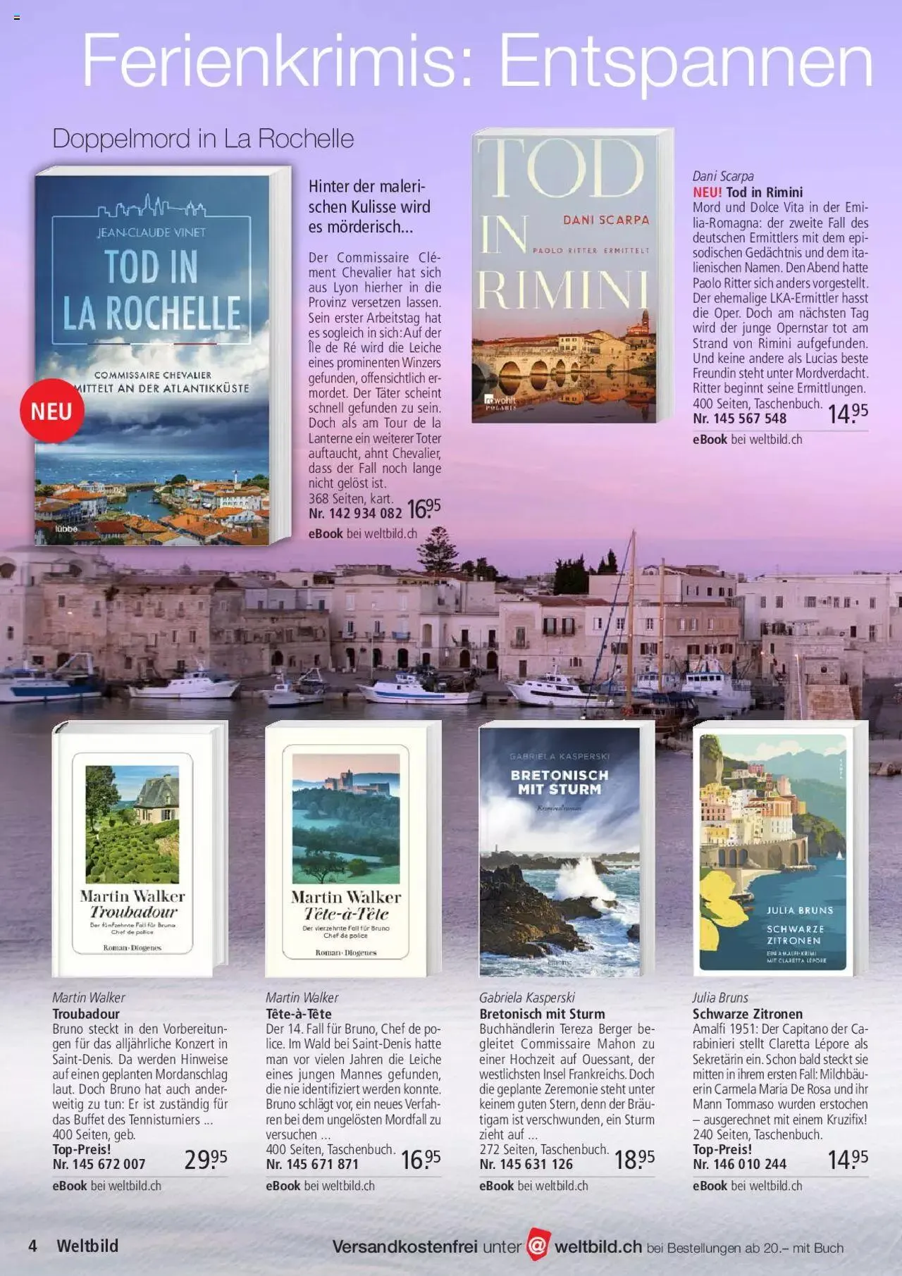 Weltbild Aktionen von 1. Juli bis 31. Juli 2023 - Prospekt seite 4