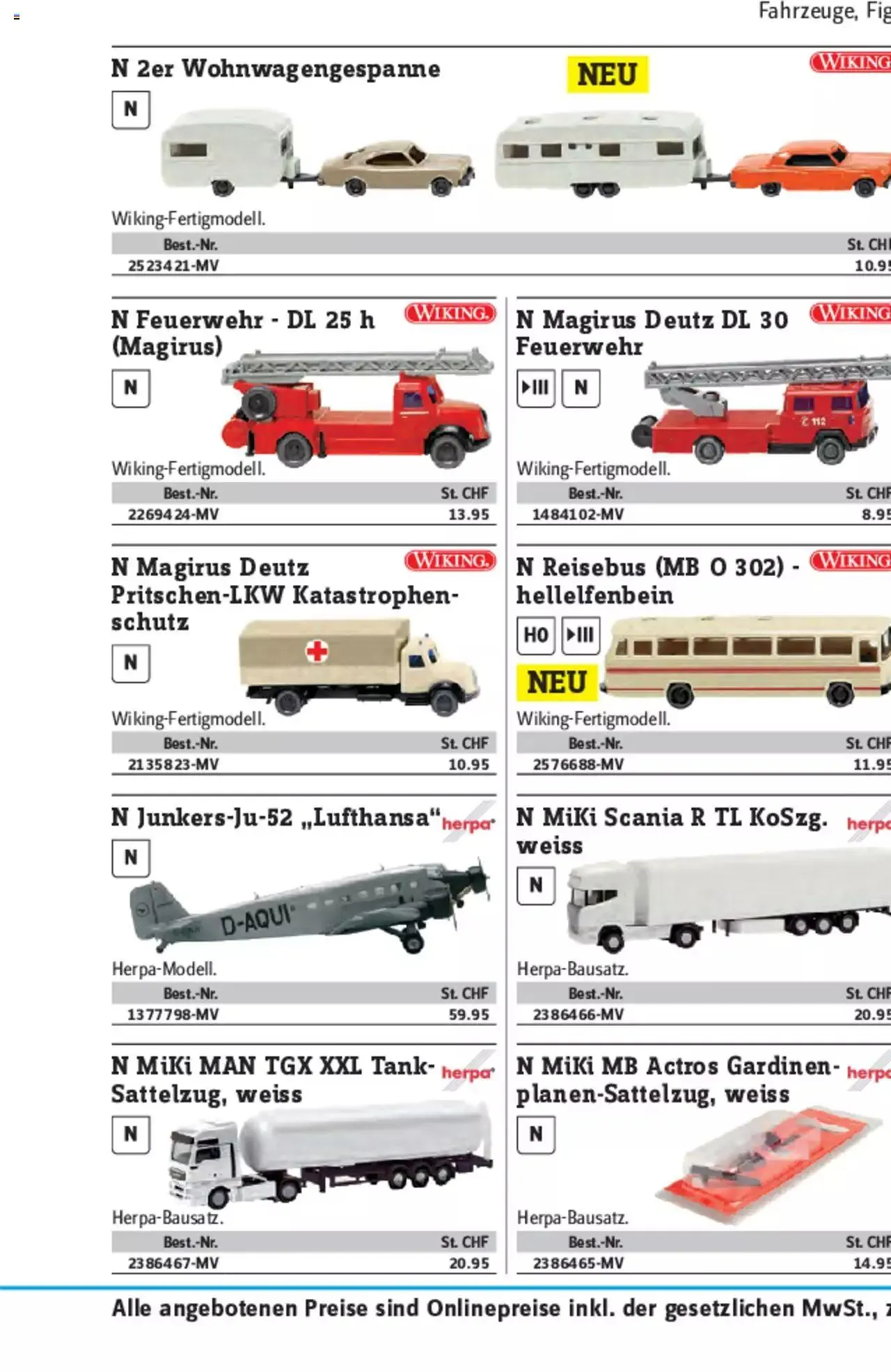 Conrad - Modellbahn Katalog 2022/23 von 5. September bis 31. Dezember 2023 - Prospekt seite 325