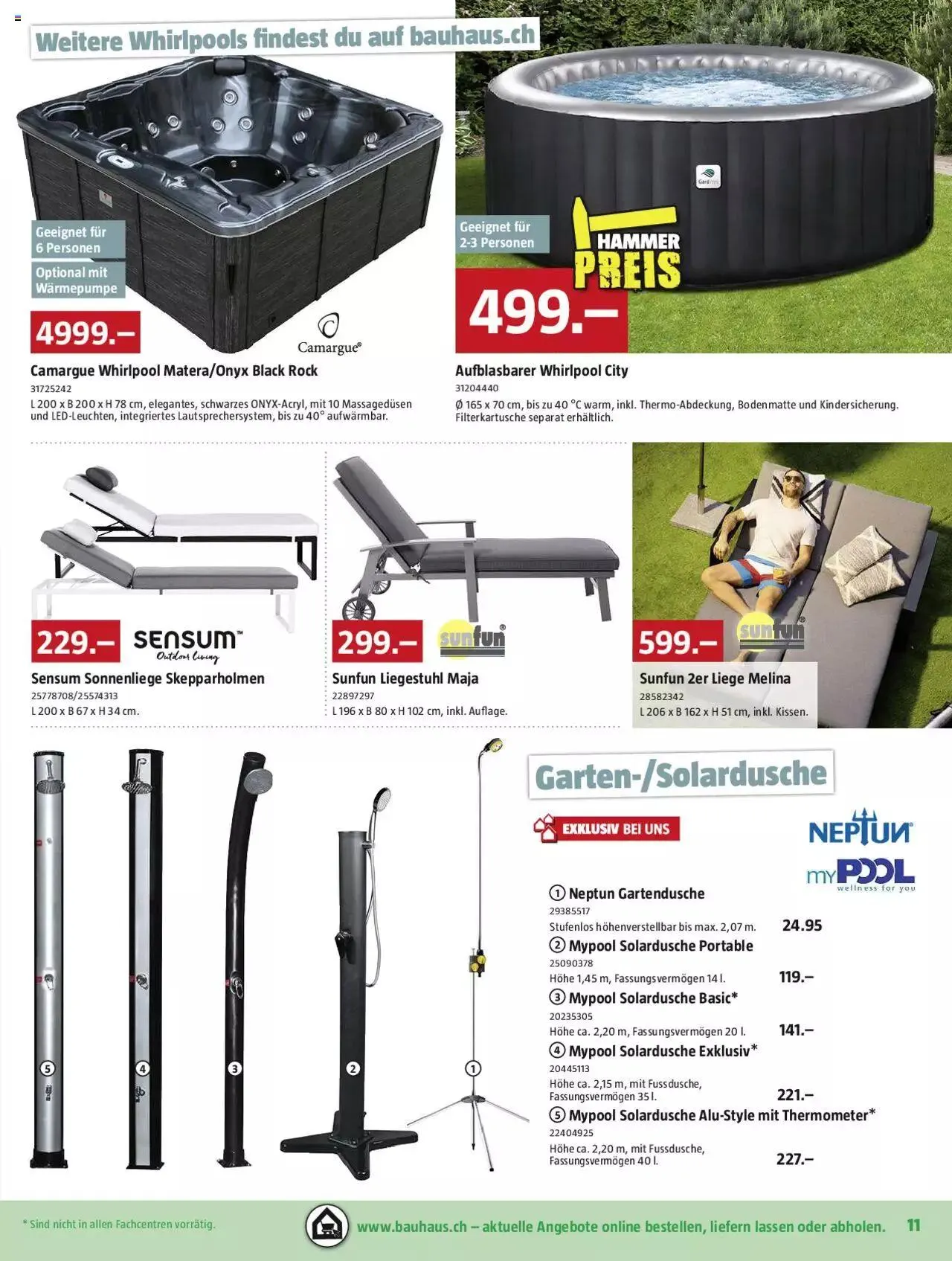 Bauhaus Aktionen von 27. Mai bis 30. Juni 2024 - Prospekt seite 11