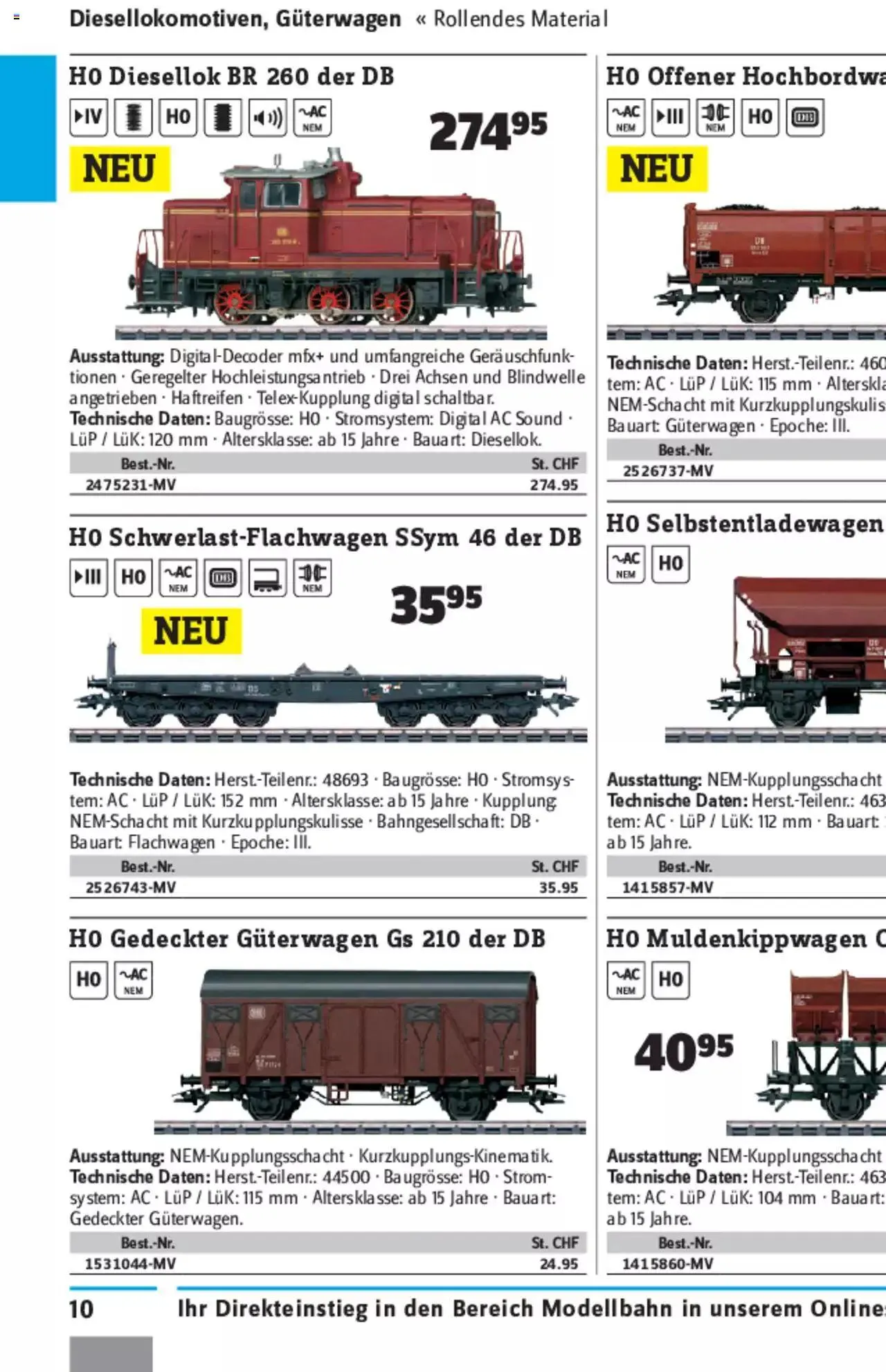 Conrad - Modellbahn Katalog 2022/23 von 5. September bis 31. Dezember 2023 - Prospekt seite  23