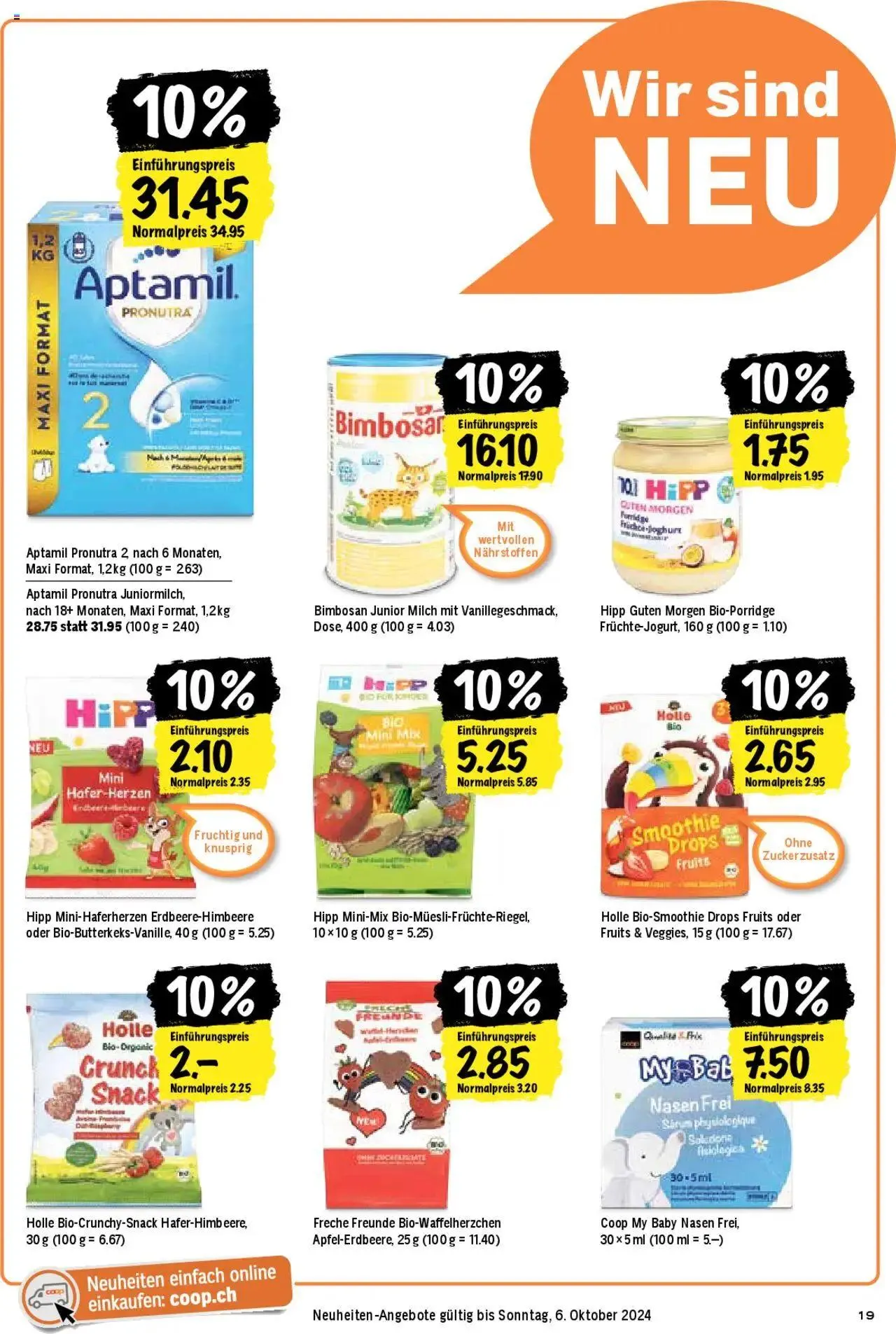 Coop Aktionen von 24. September bis 29. September 2024 - Prospekt seite  19