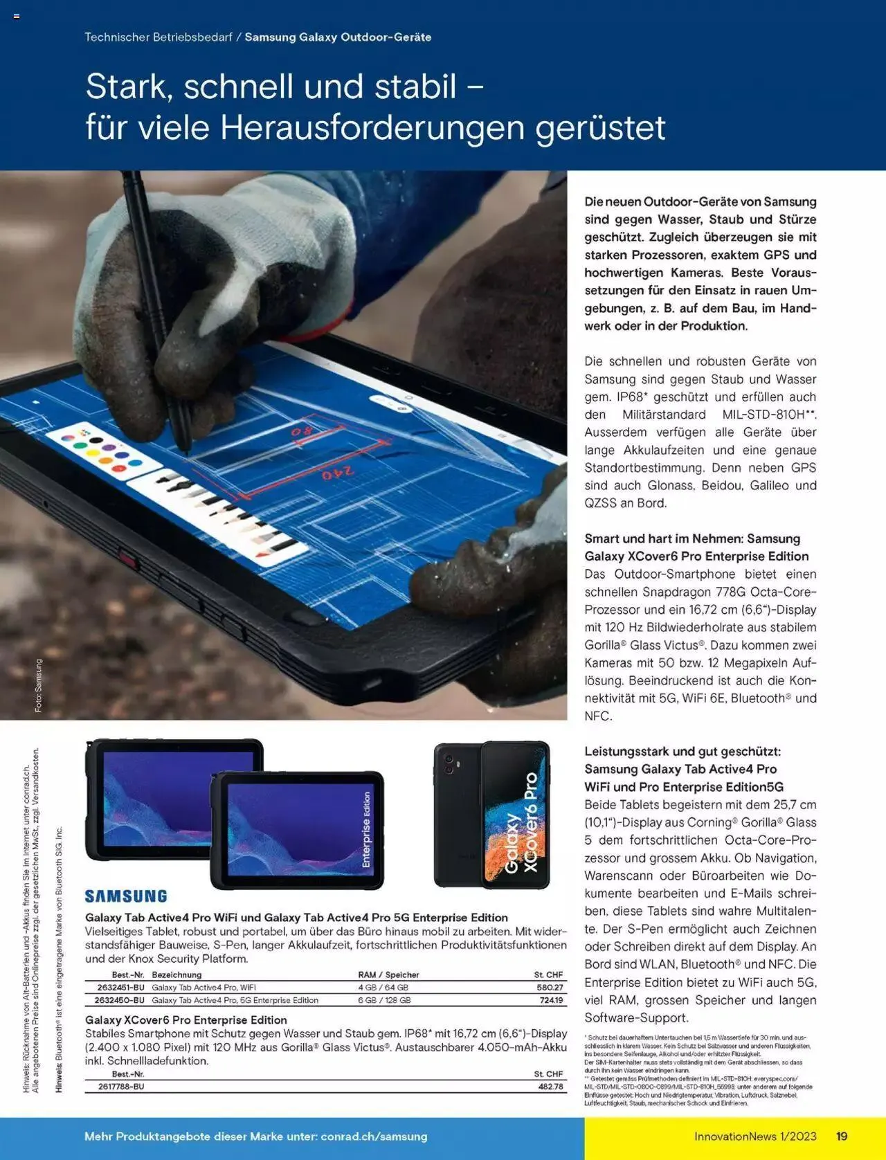 Conrad Innovation News von 24. Februar bis 31. Dezember 2023 - Prospekt seite  19