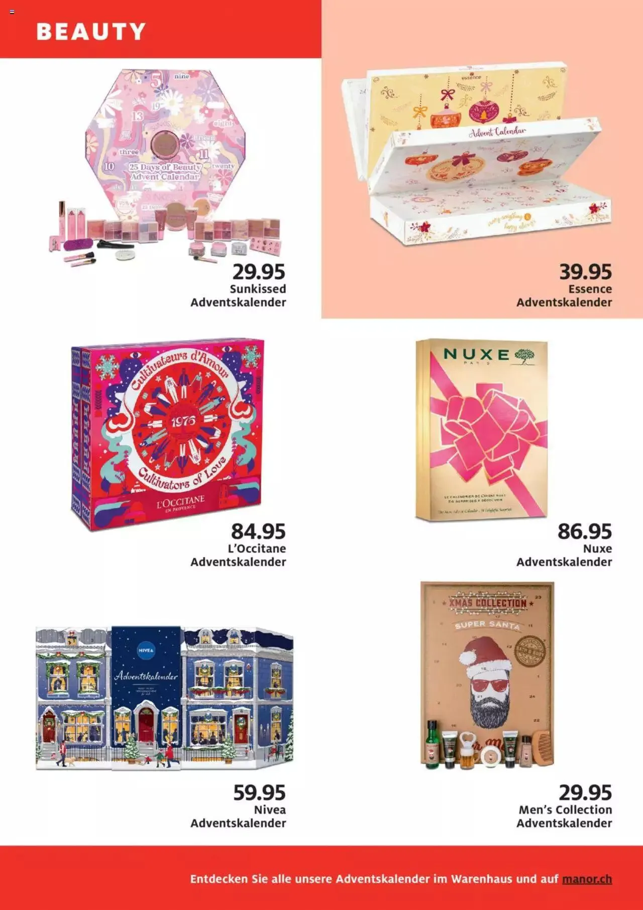 Manor Adventskalender von 19. Oktober bis 31. Dezember 2023 - Prospekt seite  3