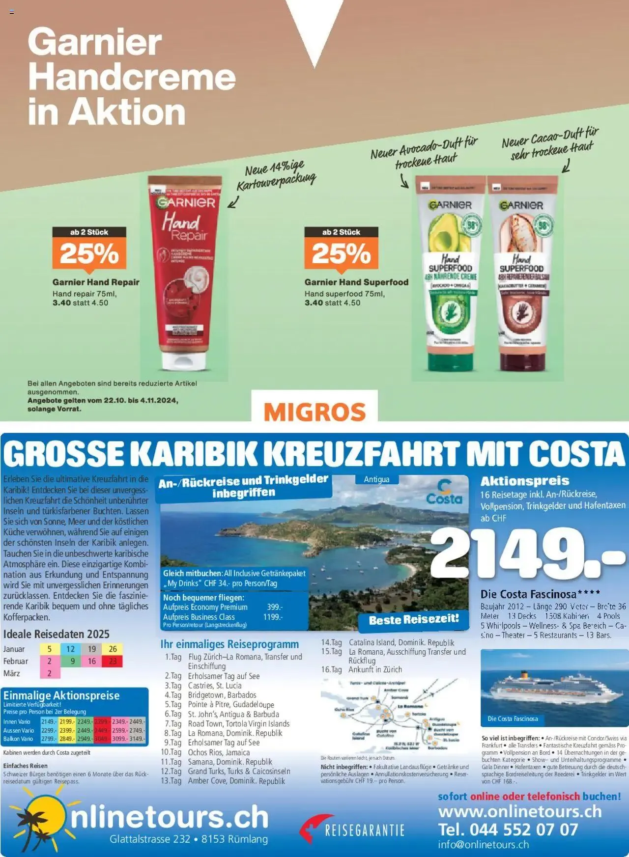 Migros - Magazin von 21. Oktober bis 27. Oktober 2024 - Prospekt seite 78