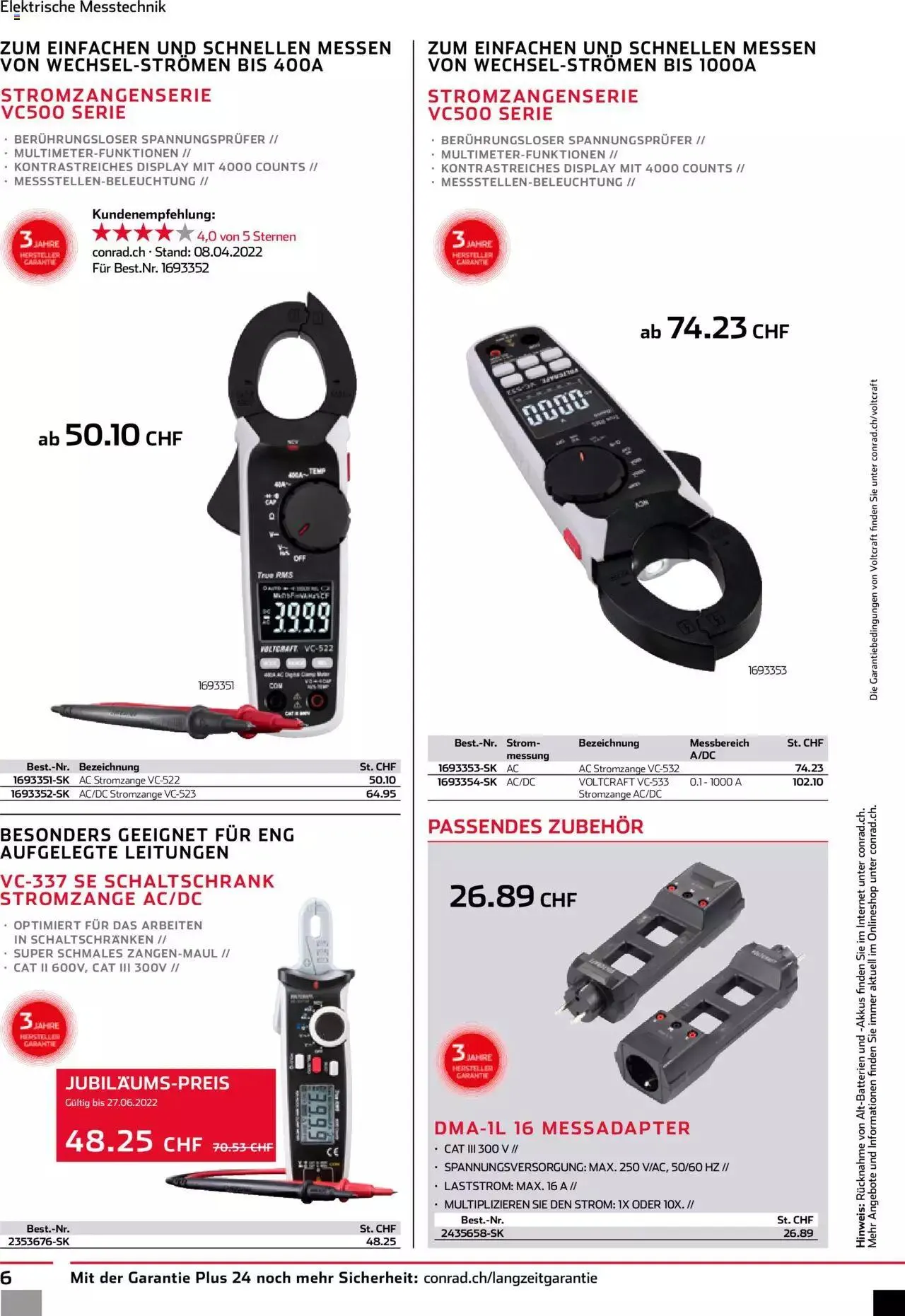 Conrad - 40 Jahre Voltcraft von 30. November bis 31. Dezember 2023 - Prospekt seite  8