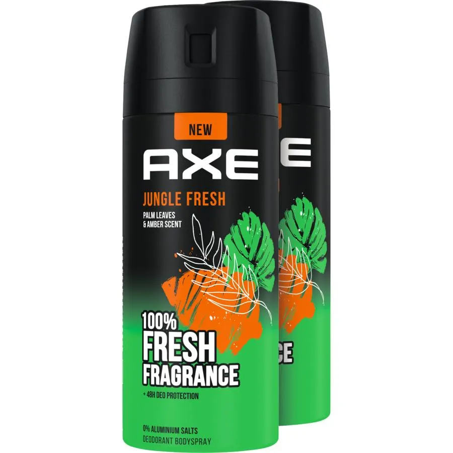 Axe Körperspray Jungle Fresh 2 x 150 ml