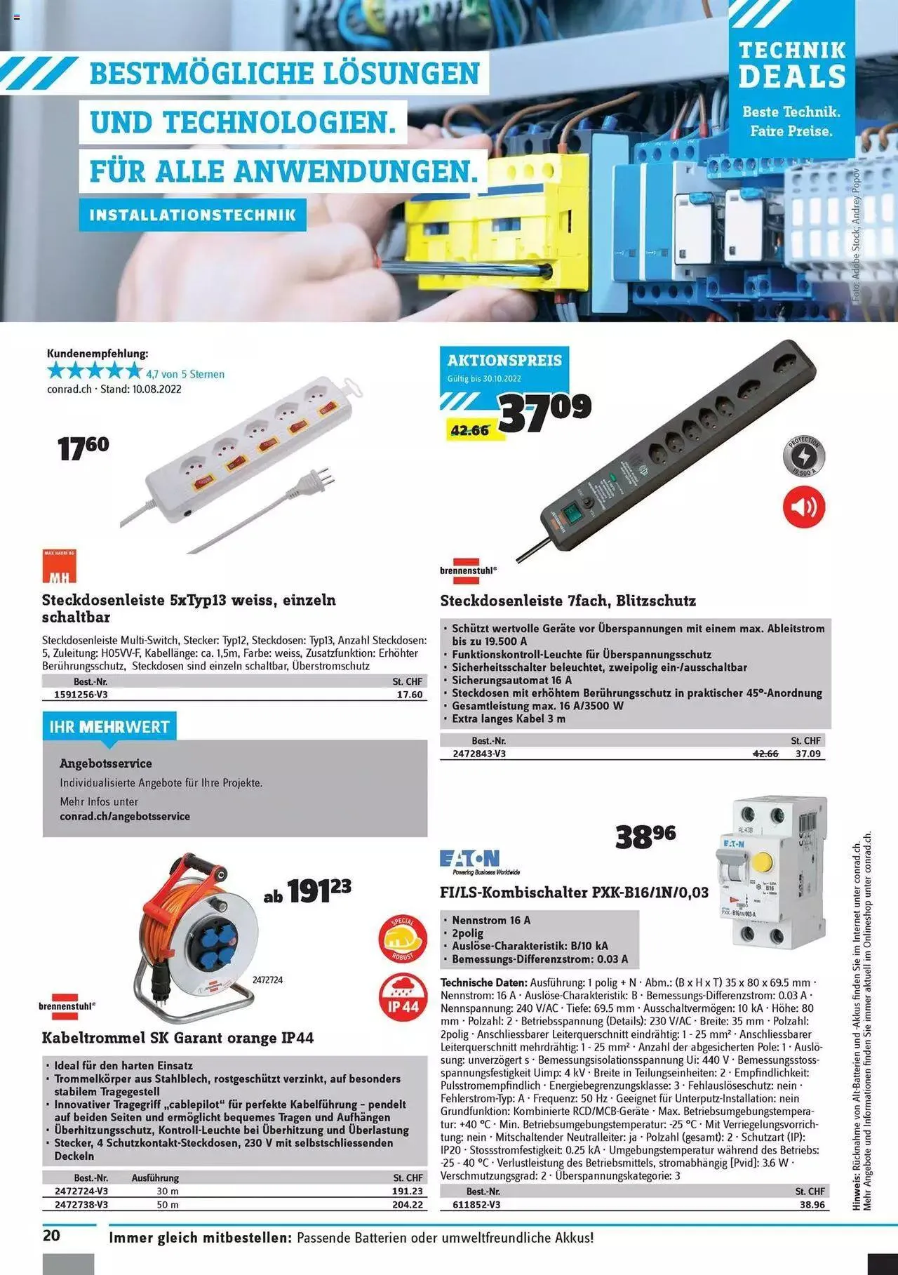 Conrad - Technik Deals von 30. August bis 31. Dezember 2023 - Prospekt seite  22