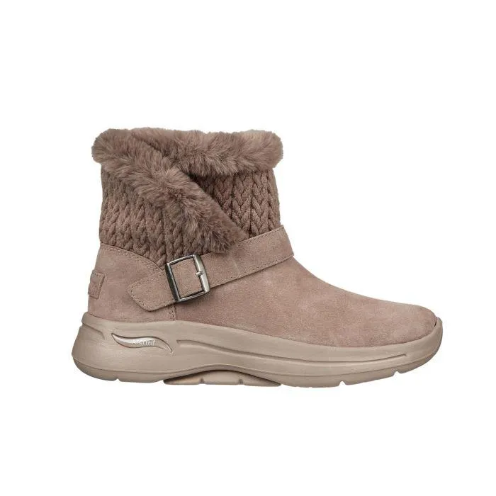 SKECHERS Schlupfstiefel aus Veloursleder