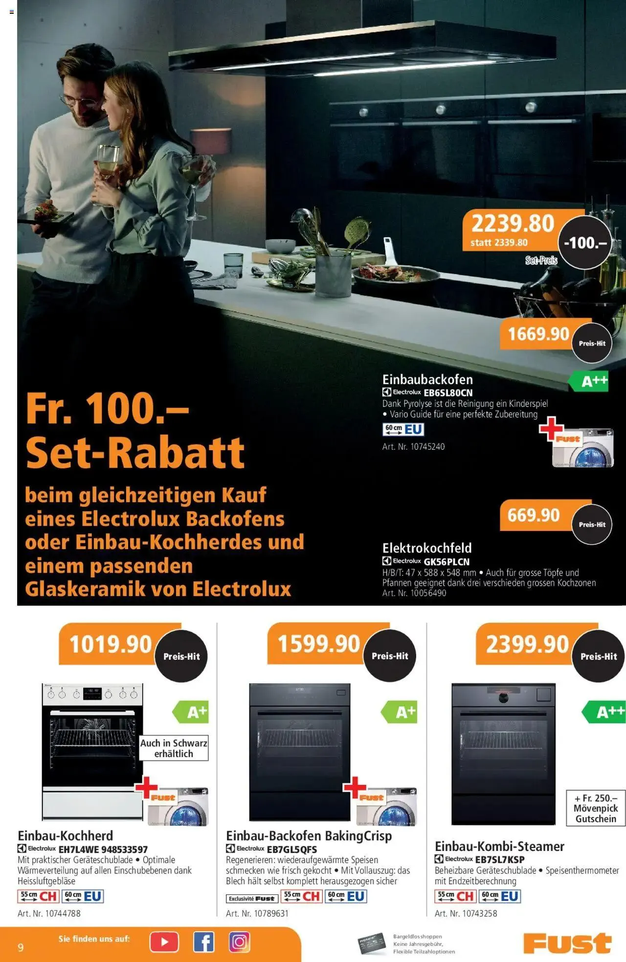 Fust Aktionen von 24. September bis 26. Oktober 2025 - Prospekt seite 9