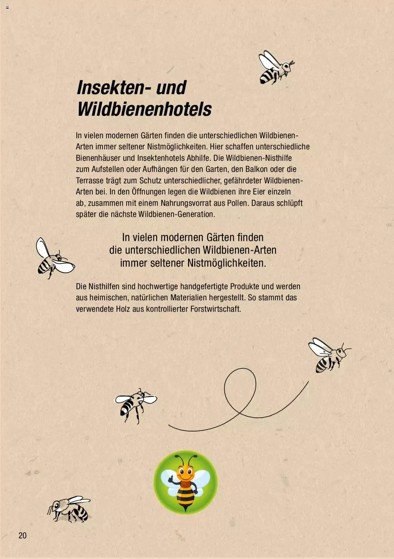 DO IT+GARDEN MIGROS - Biodiversität Broschüre von 9. März bis 31. Dezember 2024 - Prospekt seite  20