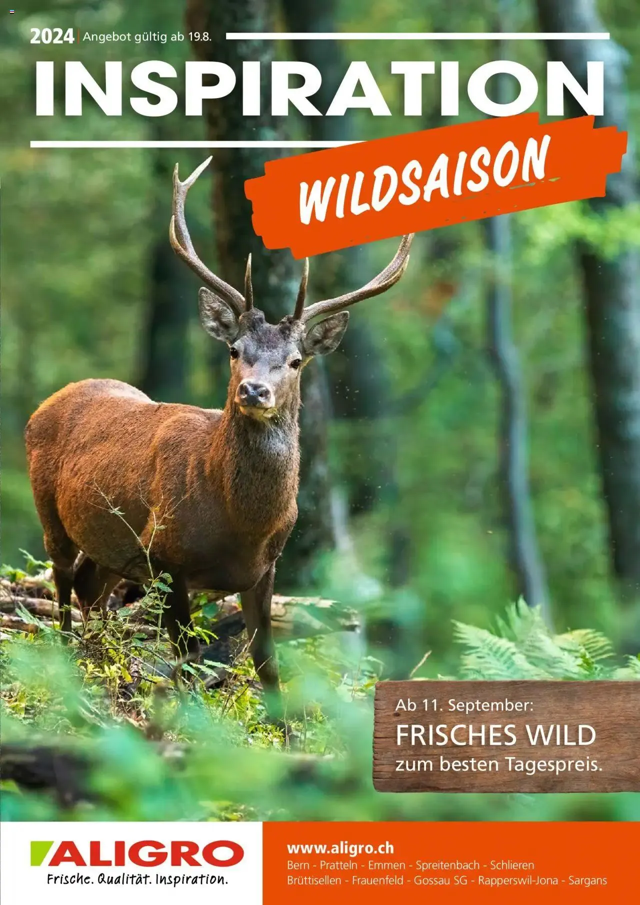 Aligro Aktionen Inpiration Wildsaison von 19. August bis 31. Dezember 2024 - Prospekt seite  1