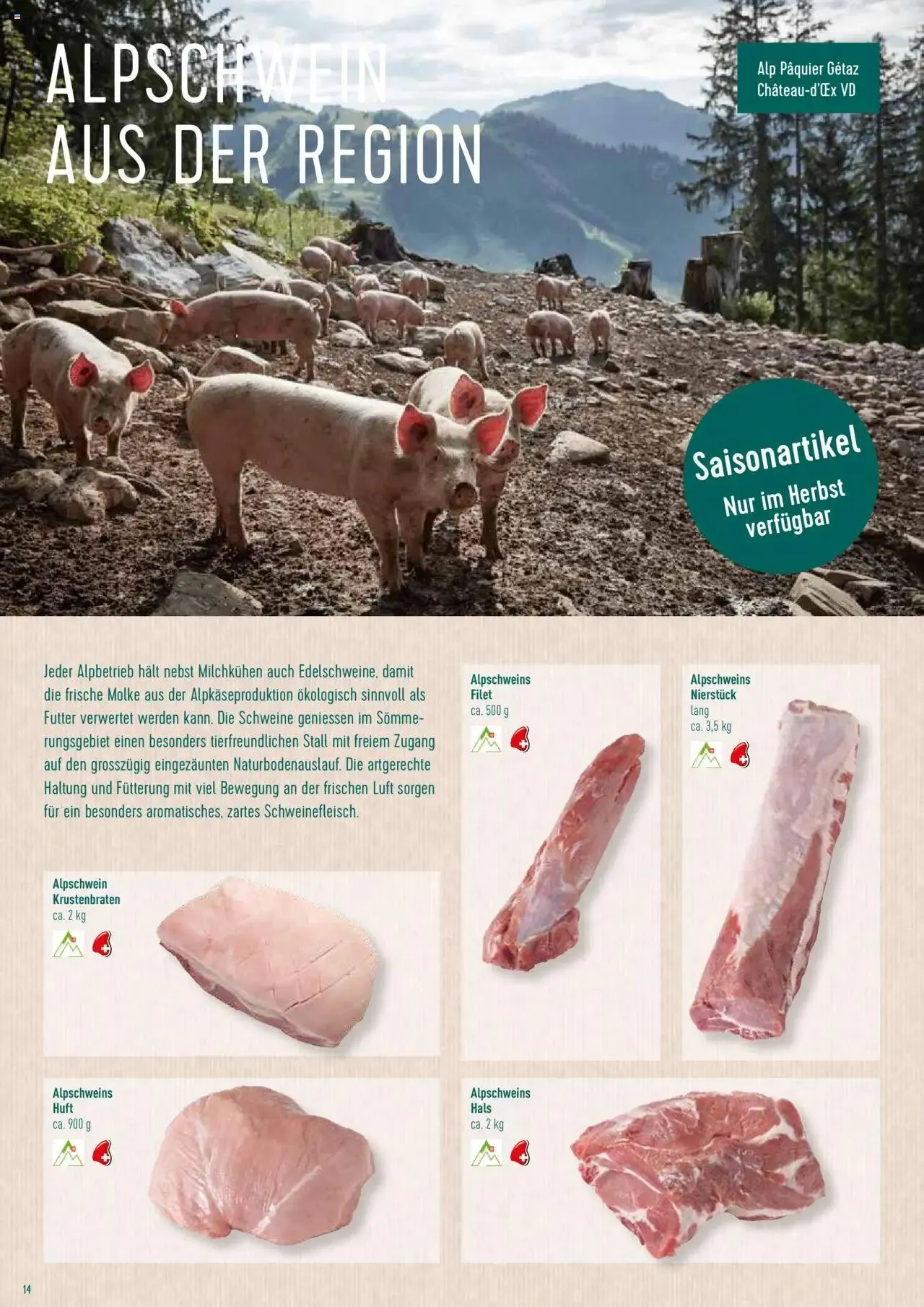 Prodega Aktionen Origine Sortimentsbroschüre von 1. Mai bis 31. Dezember 2024 - Prospekt seite  14