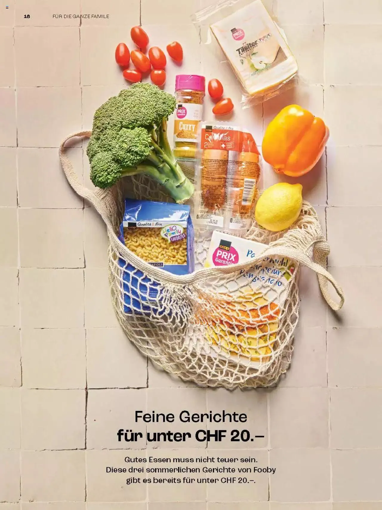 Coop Magazin Familien von 18. Juni bis 31. Dezember 2024 - Prospekt seite  18