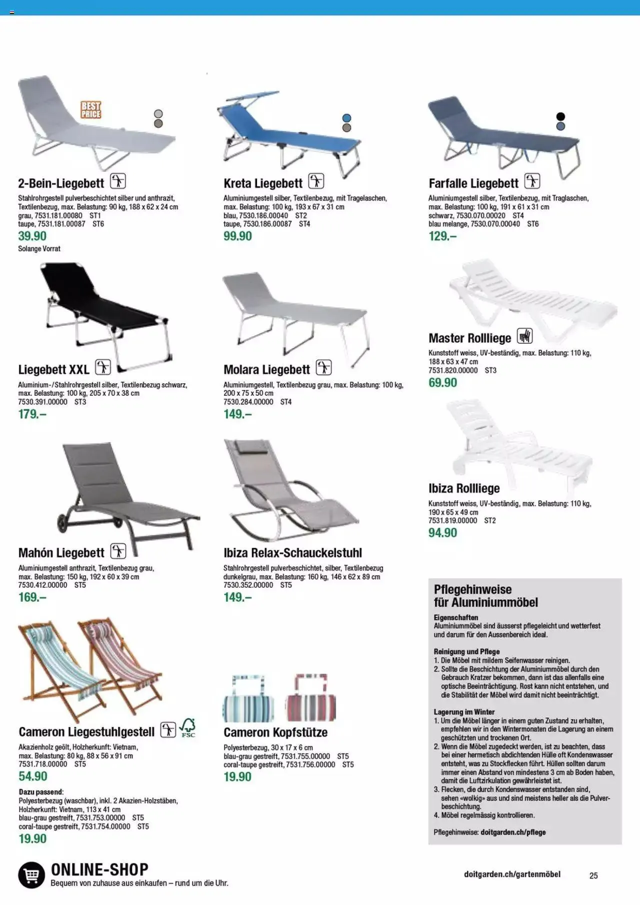DO IT+GARDEN MIGROS Aktionen von 9. Februar bis 31. Dezember 2023 - Prospekt seite 25