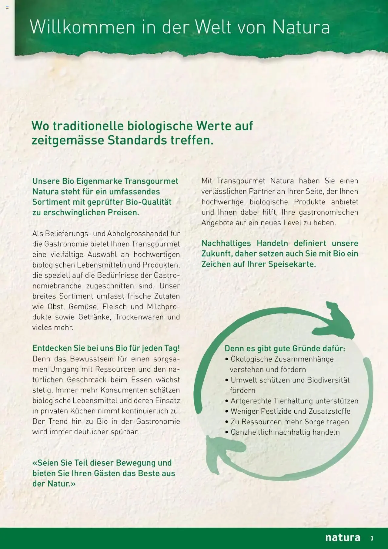 Prodega Aktionen Natura Bio Sortiment von 1. Juli bis 31. Dezember 2024 - Prospekt seite  3