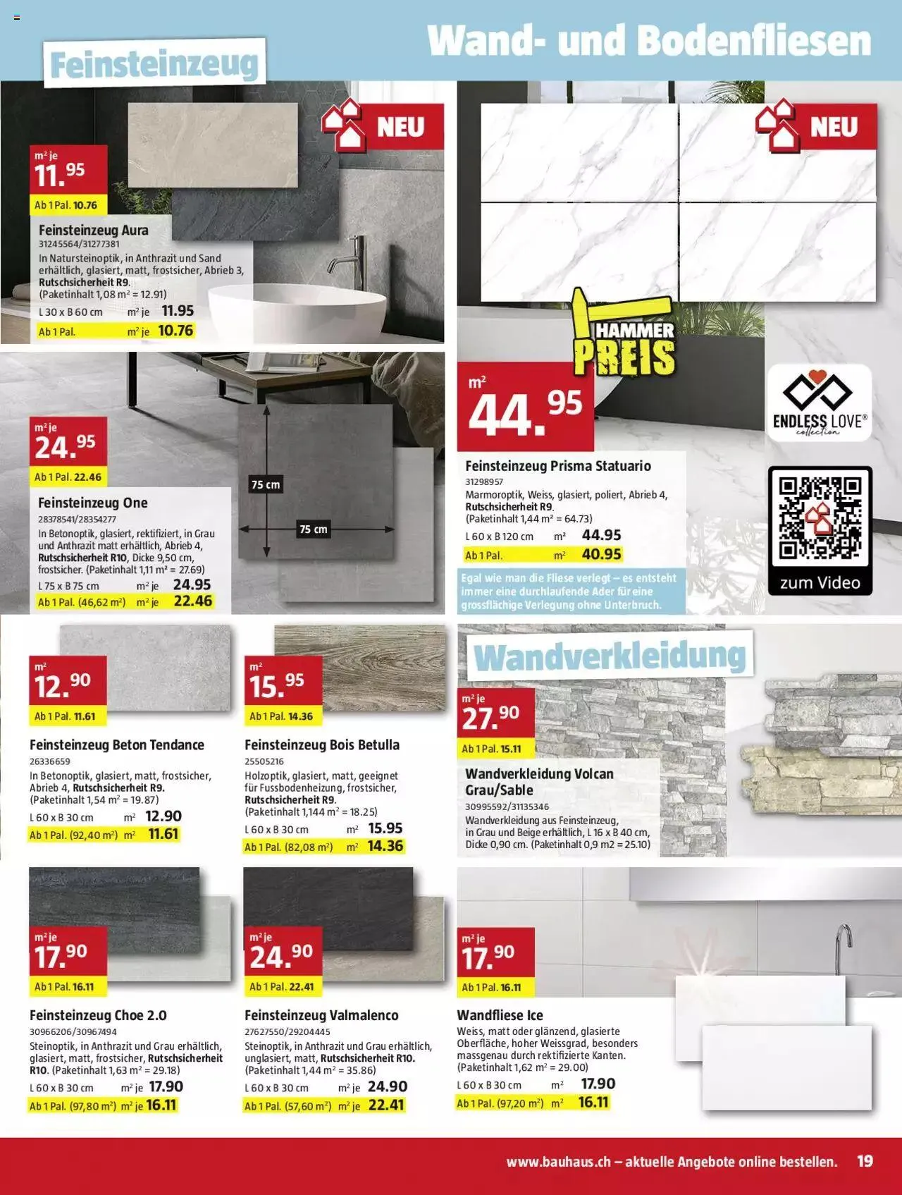 Bauhaus Aktionen von 27. November bis 31. Dezember 2023 - Prospekt seite 19